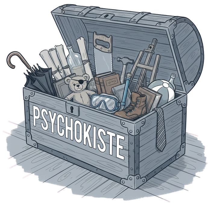 Zentriertes Bild von Psychokiste